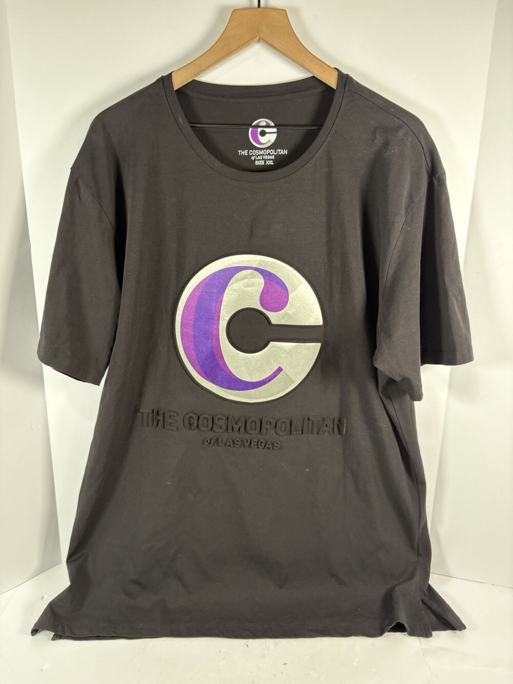 The Cosmopolitan Las Vegas Mens XXL Black T Shirt Casino Hotel Resort Logo Tee